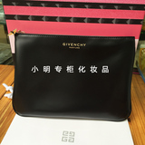 专柜赠包 Givenchy纪梵希金色立体五角星黑色化妆包手拿包特价