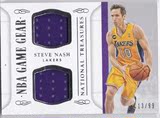 NBA球星卡 panini国宝系列 史蒂夫纳什 99编球衣卡