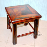 【辉腾】老挝大红酸枝方凳红木凳换鞋凳洗衣凳实木小椅子小孩凳