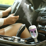直插式车载空气加湿器 迷你家用汽车加湿器 静音香薰除异味净化器