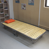 简易折叠床儿童单人双人午睡床竹床板式成人竹板床家用0.8米1米
