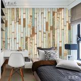 3D无缝绿色环保客厅儿童卧室电视背景墙壁纸壁画墙纸木纹木板森林