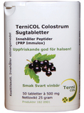 预订瑞典进口Ternicol牛初乳蓝莓咀嚼片增加抵抗力适合婴幼儿成人