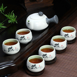 豹霖雪花釉 功夫茶具套装 陶瓷红茶茶具泡茶壶茶杯套装 整套茶具