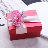 婚礼用品喜糖盒纸盒中国风婚庆喜糖盒子创意结婚礼盒糖果红色小号