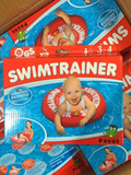 德国代购Freds婴儿游泳圈 儿童游泳圈宝宝腋下背带式训练游泳圈