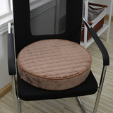 冬季加厚圆形海绵毛绒椅子垫布艺坐垫夏季办公室椅垫汽车座垫特价