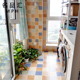 彩色厨卫仿古瓷砖 地中海卫生间美式厨房墙砖 阳台防滑地板砖300