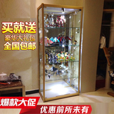 玻璃展示柜手办动漫模型展柜精品铝钛合金组合柜化妆品柜珠宝柜台