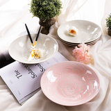 日式和风创意餐具套装陶趣居日本进口可爱陶瓷盘家用盘子韩式套餐