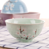 天天特价正记日式手绘4.5英寸樱花碗米 饭碗 陶瓷碗 精品碗礼品碗
