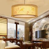 现代新中式客厅吊灯仿古国画铁艺创意书房茶楼酒店中式餐厅灯具