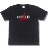 潮牌大码supreme乔丹jordan纯棉圆领短袖街头hiphop嘻哈男女T恤