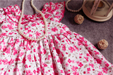 夏季短袖纯棉女童连衣裙童装儿童裙子公主裙美国外贸原单宝宝