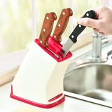 刀具架 多功能收纳架置物架刀座菜刀架创意厨房用品塑料刀架刀座