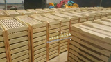 2016松木午睡儿童木板床厂家直销悠悠实木床重叠特卖幼儿园专用床
