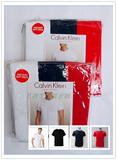 美国代购正品Calvin Klein/CK 纯棉 打底衫 内衣 简约 男 短袖T恤