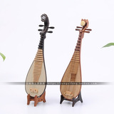 古典乐器琵琶模型红木工艺品木质装饰品小摆件小道具特色商务礼品