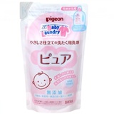 日本进口日产贝亲婴儿无添加温和洗衣液800ml补充装宝宝