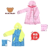 现货韩国进口专柜正品儿童雨披5岁-7岁防水防风可爱卡通雨衣