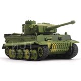 德国虎式重型坦克世界1:72拼装军事坦克模型仿真益智儿童玩具男孩