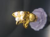 【Amour】经典款花冠轻珠宝花环AAAA正圆强光天然珍珠花朵戒指