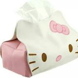 Hello kitty /维尼熊皮革纸巾盒抽盒  纸巾盒套摆件汽车用品