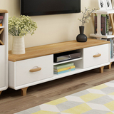 北欧实木家具电视柜 宜家现代简约橡木 全实木客厅电视机柜地柜