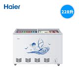 Haier/海尔 SCD-228W 卧式商用冷柜双温双室冷藏冷冻冰柜展示柜