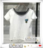 自然元素2016夏专柜正品代购「太空马戏团」米白套头针织衫XIC34