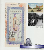 中央银行本票 长春分行 1000万元东北九省纸币 1948年民国钱币