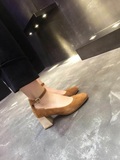 ido sunyu正品厂家专柜女鞋2016最新款秋季包头细带方跟中跟单鞋