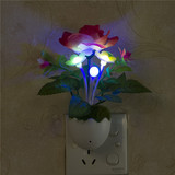 【天天特价】满2送一  LED 光控感应蘑菇小夜灯 插电节能护眼壁灯