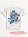 【帅到飞起】Stussy Dragon Pigment Dyed Tee 龙纹龙王 短袖T恤