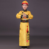 儿童古装男童表演出服装清朝小皇帝太子龙袍旗装康熙乾隆摄影