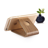 木制创意手机座办公室懒人桌面简约ipad支架木质底座小礼品包邮