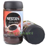 越南进口NESCAFE玻璃瓶装雀巢咖啡粉溶纯黑咖啡粉200g 精瓶装