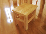松木长方凳小板凳 实木换鞋凳浴室凳乘凉凳矮凳子实木方凳子包邮