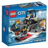 正品lego city乐高 儿童积木玩具城市系列60127 监狱岛入门套装