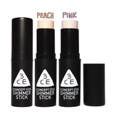 潮牌韩妆3CE专柜正品 立体修颜高光棒 2色（1#peach和2#pink）