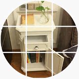 特价欧式现代简约纯白色木质床头柜住宅家具床头小型柜子储物柜