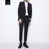 韩国代购 定制 商务青年 休闲时尚西服套装 定做精品职业男西装套