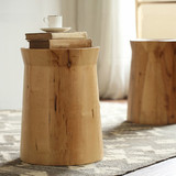 全国包邮美式创意椅实木个性边几 床头柜简约木墩小茶几 木桩凳子