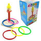 早教玩具套圈圈 感统训练器材套圈投掷游戏益智2-7元传统玩具礼品