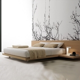 韩式日式板式床 卧室个性时尚榻榻米床 1.8 1.5米双人床婚床定制