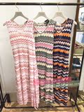 miyoki日本代购 LilyBrown5月 水波纹连衣裙 LWNO162013