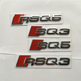 奥迪SQ3 SQ5车标改装RSQ3 RSQ5车贴 RS6 RS8金属尾标字标