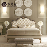 全实木床 新古典床欧式床双人床1.8米 雕花美式床家具简欧法式床