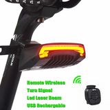 meilan X5 智能自行车尾灯 遥控转向灯激光功能 LED警示灯GIYO