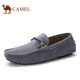 Camel/骆驼男鞋 正品日常休闲 经典牛皮豆豆鞋 潮鞋A632037040